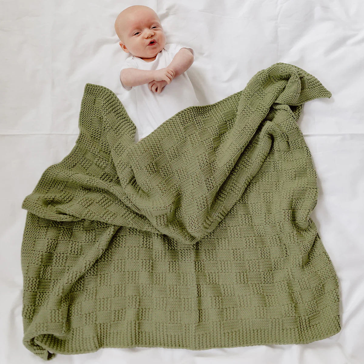 Freya Baby Blanket - Mint image 0