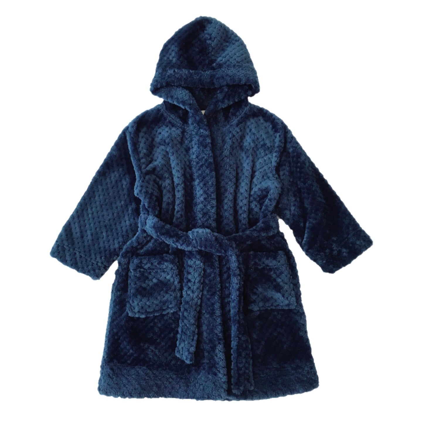 Children's Dressing Gown - Navy Pineapple image 0