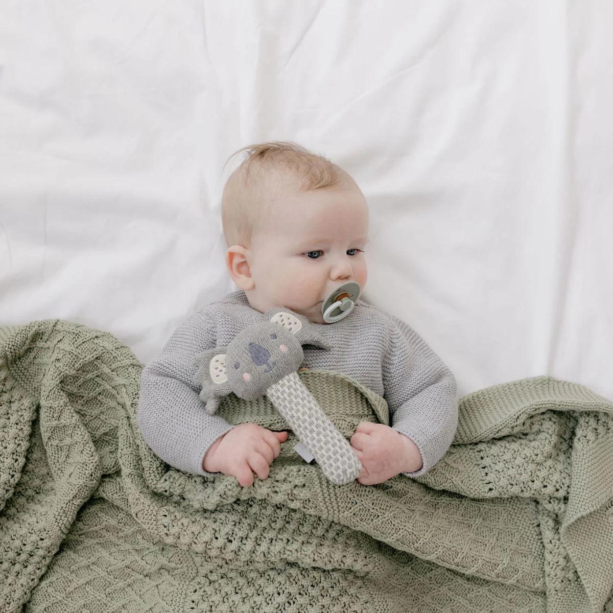 Coco Baby Blanket- Mint image 2