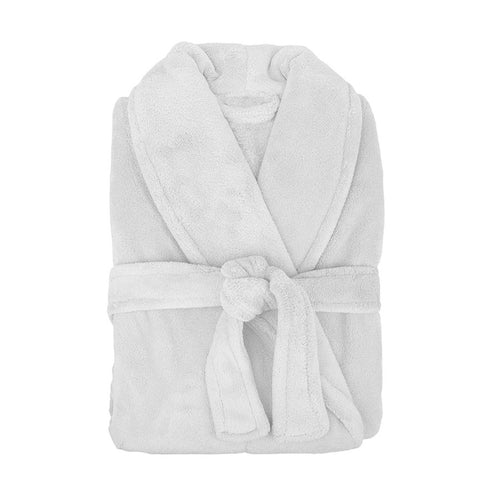 White Microplush Robe image 0