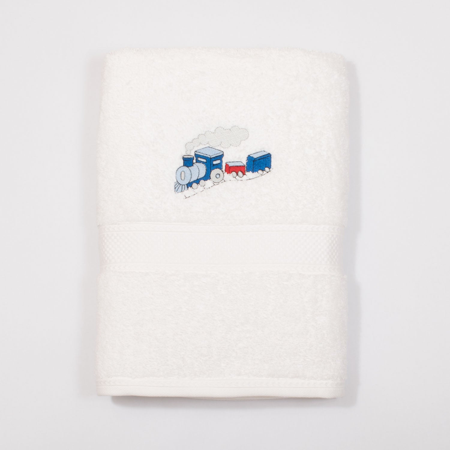 Royal Blue Train Towel image 0