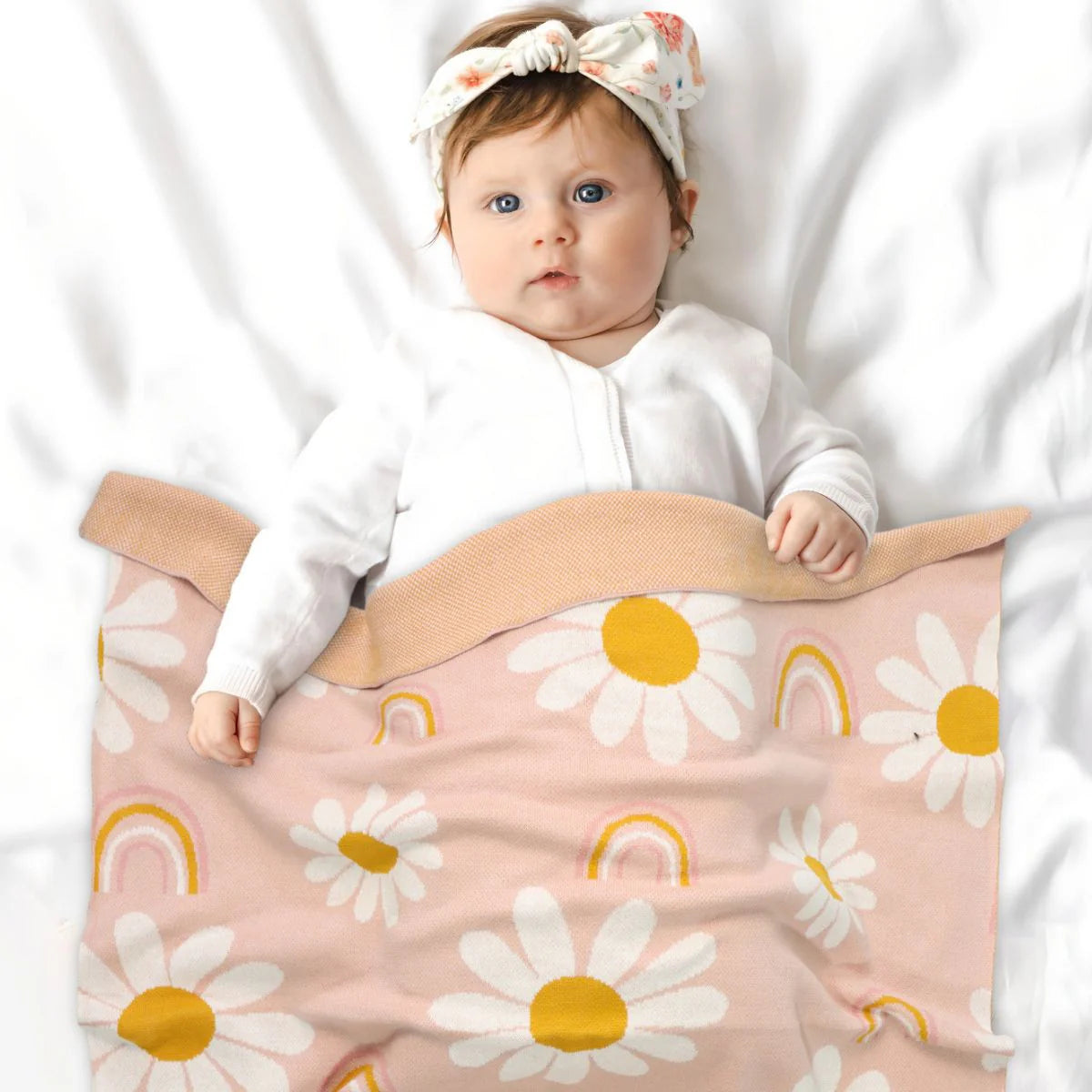 Dreamy Daisy Baby Blanket image 2