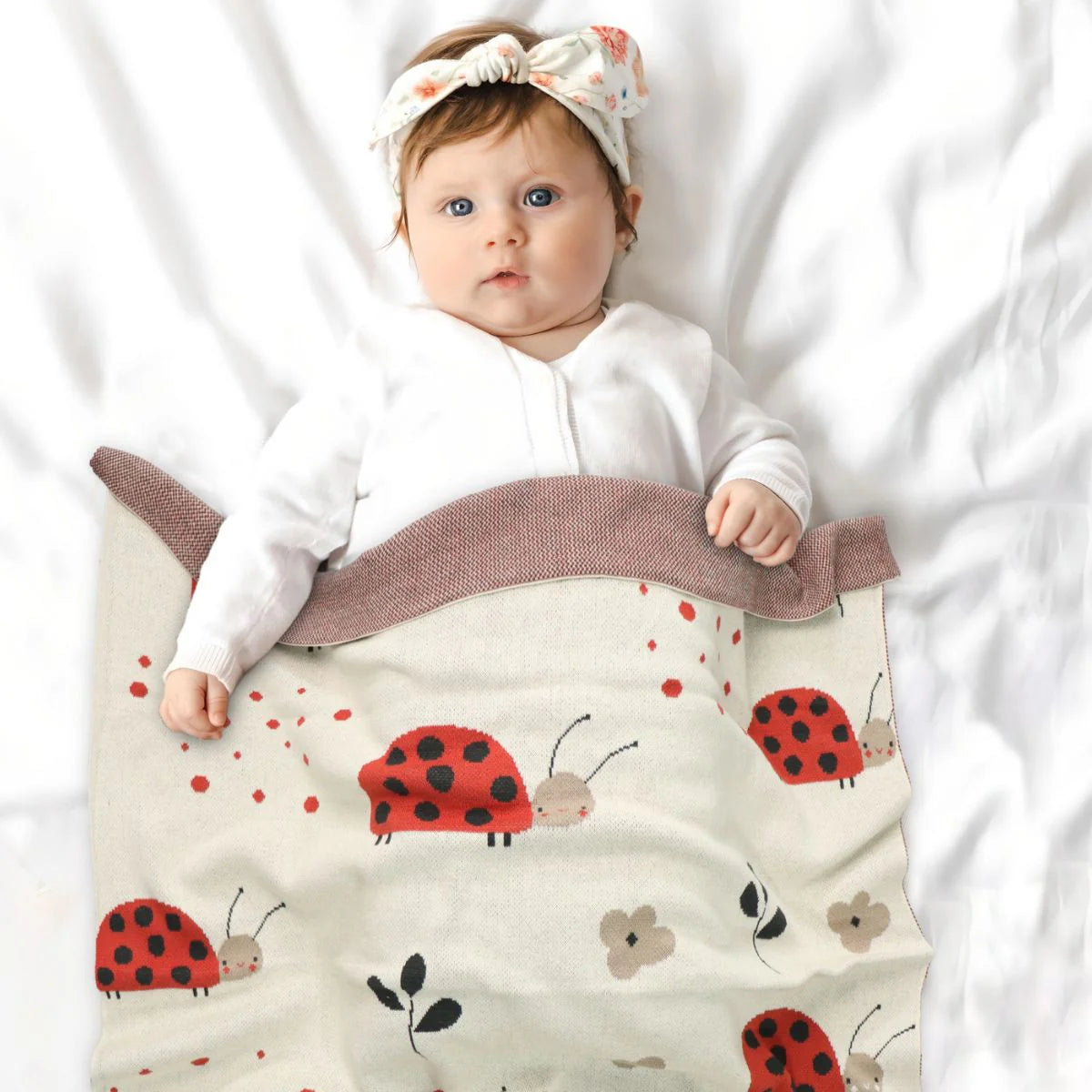 Lily Ladybird Baby Blanket image 1