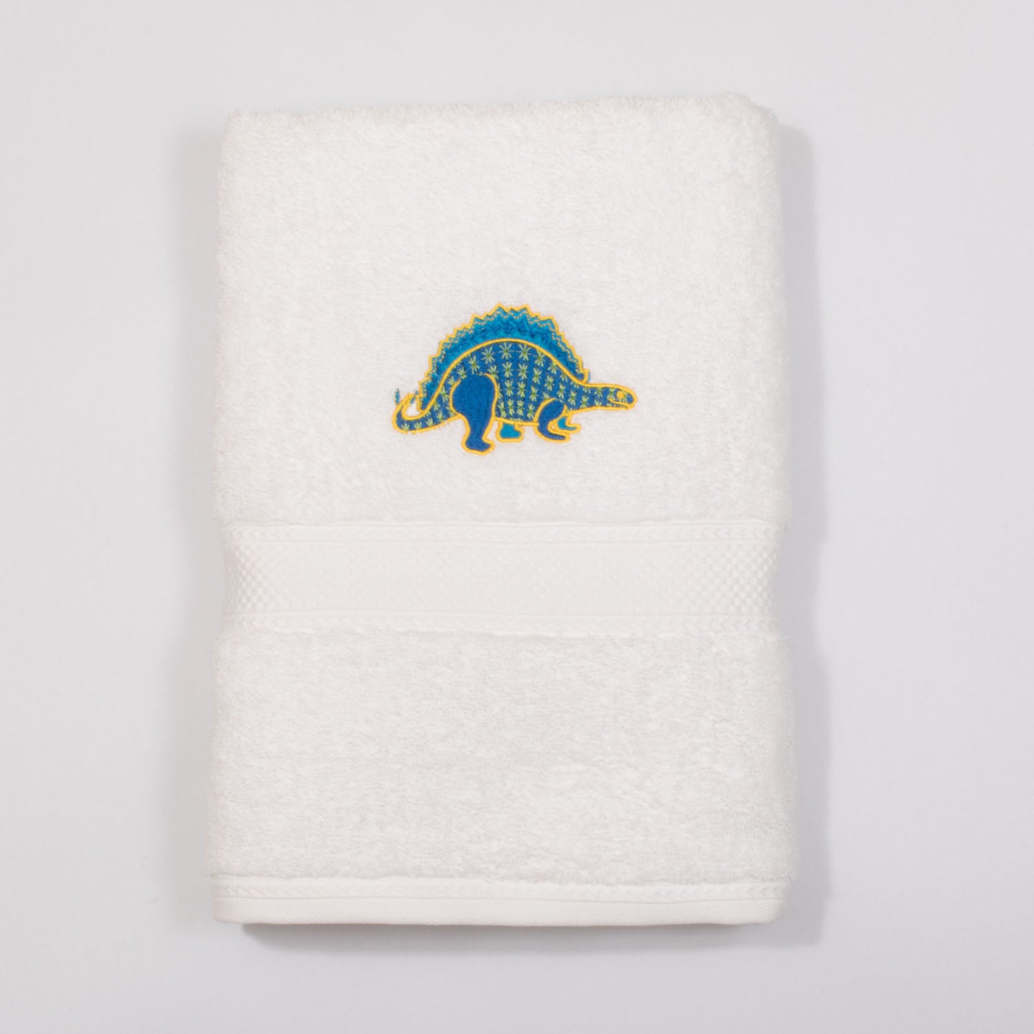 Yellow Dinosaur Towel image 0