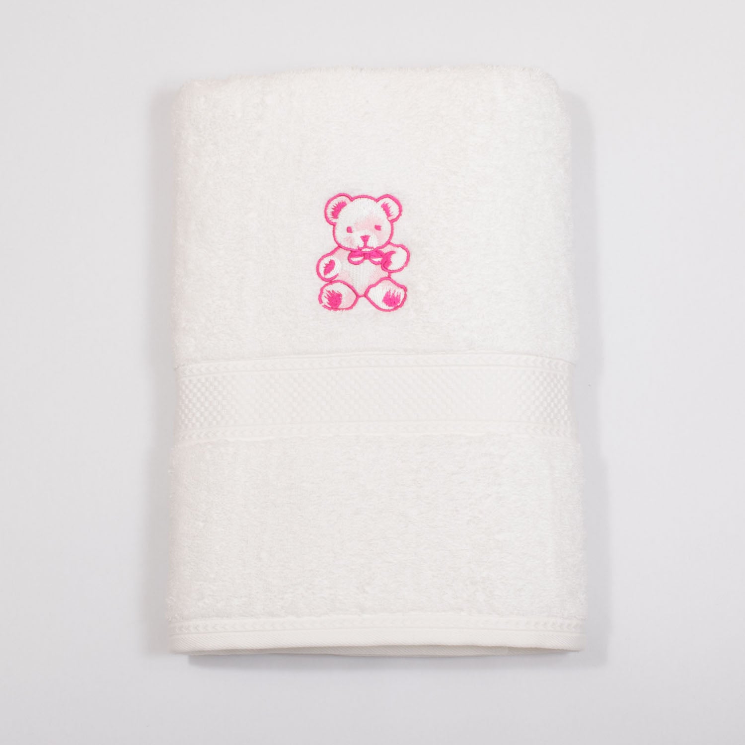 Hot Pink Bear Towel image 0
