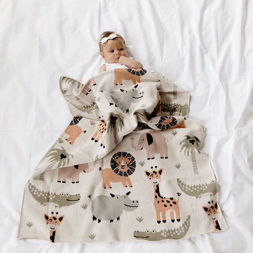 Jungle Safari Baby Blanket image 0