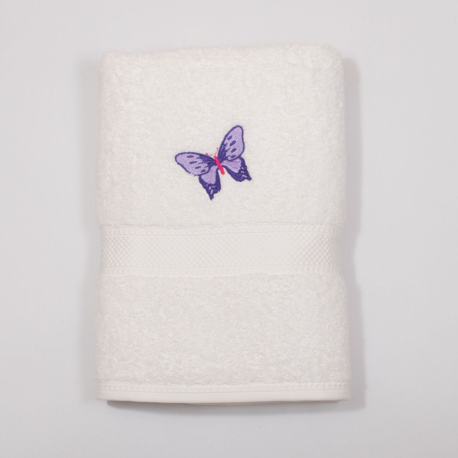 Purple Butterfly Towel image 0