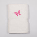 Pink Butterfly Towel image 0