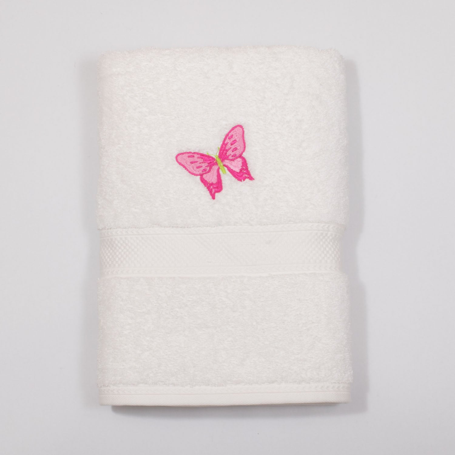 Pink Butterfly Towel image 0