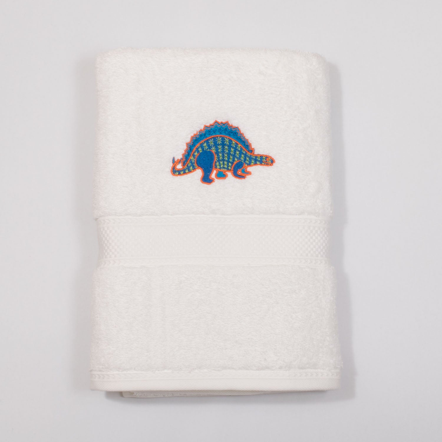 Orange Dinosaur Towel image 0